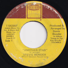 画像をギャラリービューアに読み込む, Stevie Wonder - Another Star / Creepin&#39; (7 inch Record / Used)
