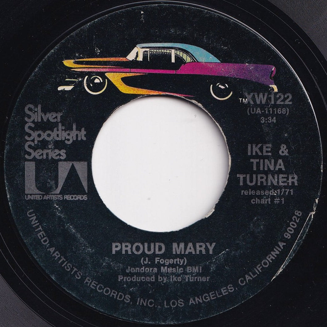 Ike & Tina Turner - Proud Mary / Tra La La La La (7 inch Record / Used)