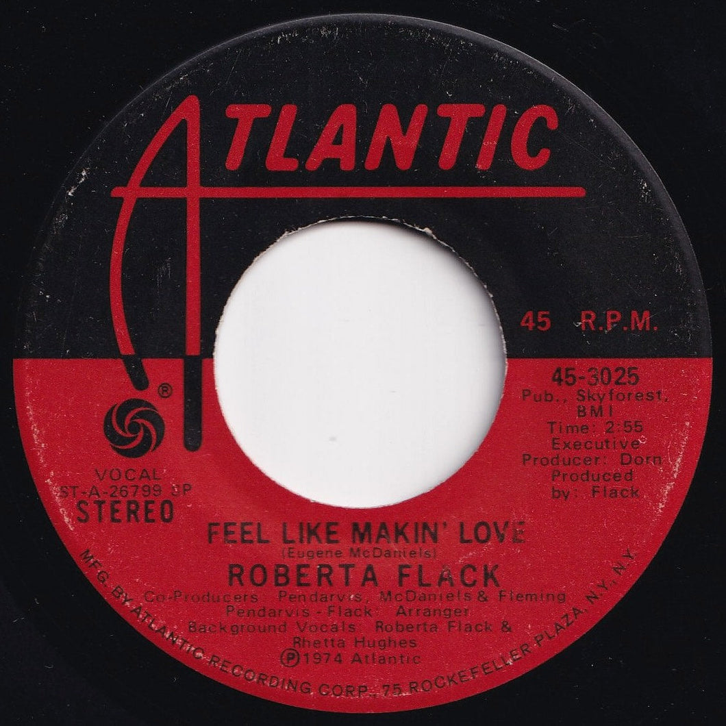 Roberta Flack - Feel Like Makin' Love / When You Smile (7 inch Record / Used)