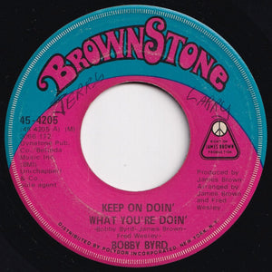 Bobby Byrd - Keep On Doin' What You're Doin' / Let Me Know (7 inch Record / Used)