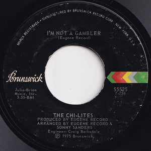 Chi-Lites - The Devil Is Doing His Work / I'm Not A Gambler (7 inch Record / Used)