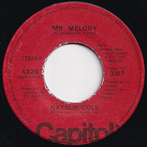 Natalie Cole - Mr. Melody / Not Like Mine (7 inch Record / Used)