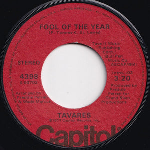 Tavares - Whodunit / Fool Of The Year (7 inch Record / Used)