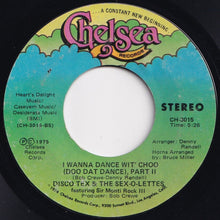 Load image into Gallery viewer, Disco Tex &amp; The Sex-O-Lettes - I Wanna Dance Wit&#39; Choo (Doo Dat Dance) (Part 1) / (Part 2) (7 inch Record / Used)
