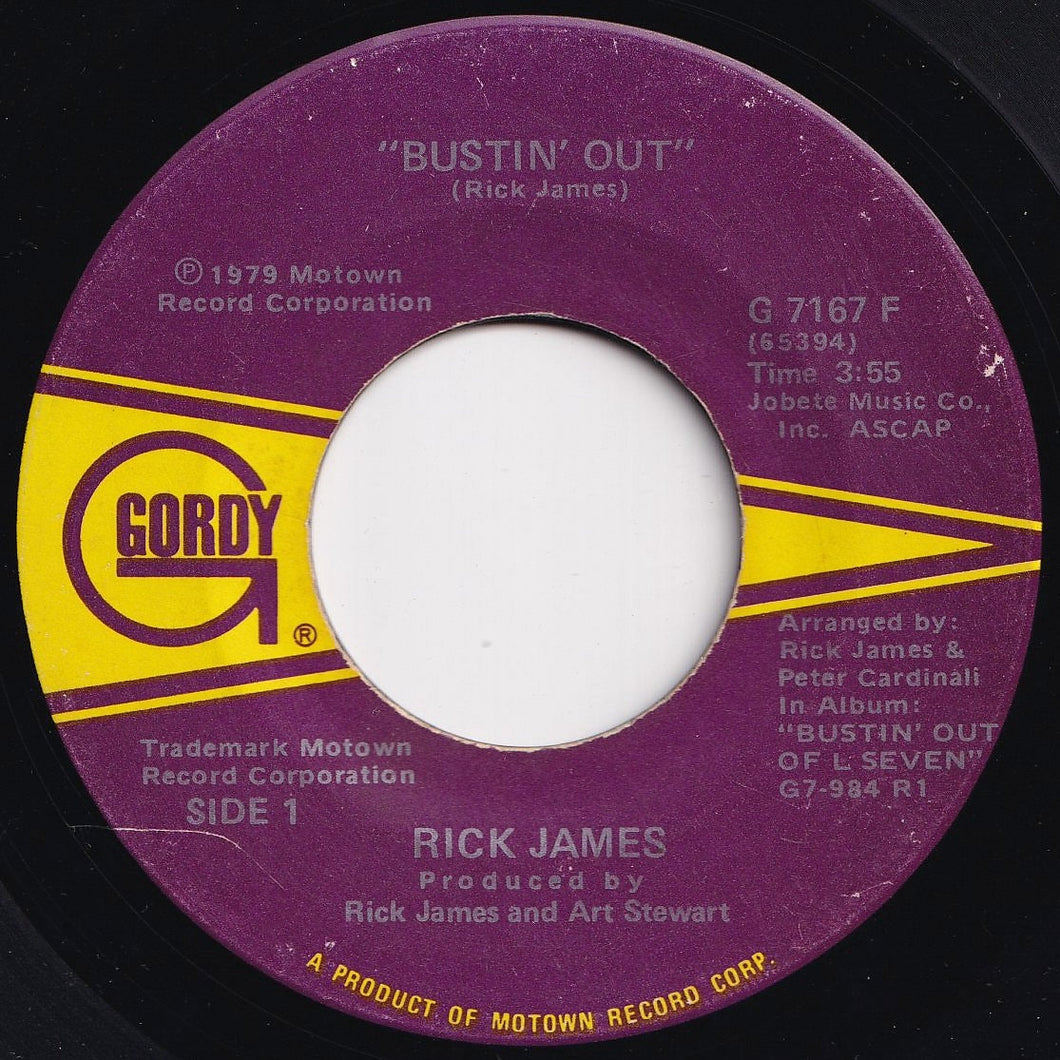 Rick James - Bustin Out / Sexy Lady (7 inch Record / Used)