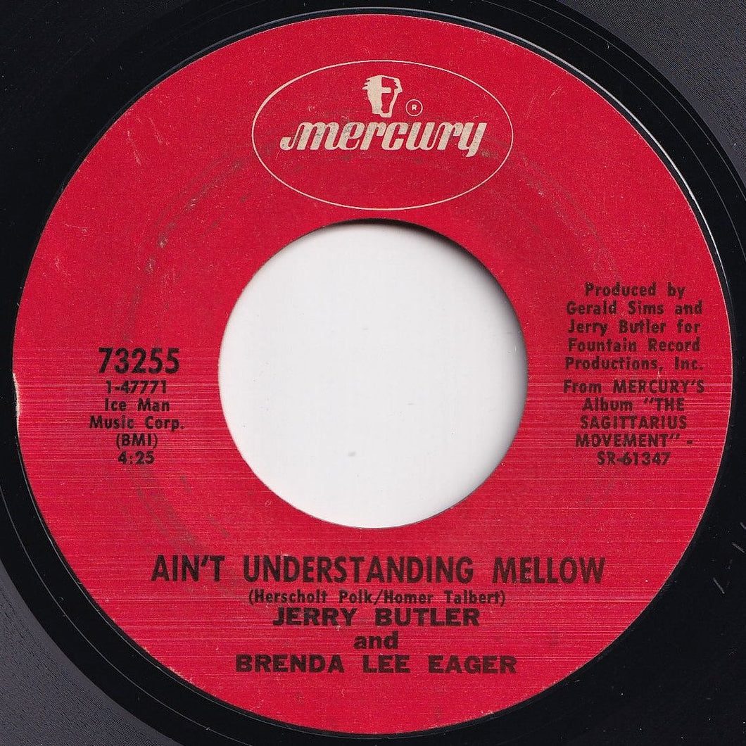 Jerry Butler, Brenda Lee Eager - Ain't Understanding Mellow / Windy City Soul (7 inch Record / Used)