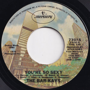 Bar-Kays - You're So Sexy / Spellbound (7 inch Record / Used)