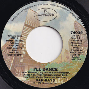 Bar-Kays - I'll Dance / Angel Eyes (7 inch Record / Used)