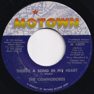 Commodores - Machine Gun / There's A Song In My Heart (7 inch Record / Used)