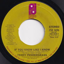 Load image into Gallery viewer, Teddy Pendergrass - Turn Off The Lights / If You Know Like I Know (7 inch Record / Used)
