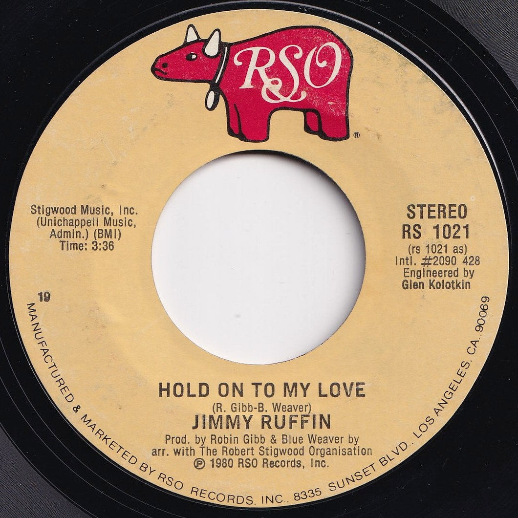 Jimmy Ruffin - Hold On To My Love / (Instrumental) (7 inch Record / Used)