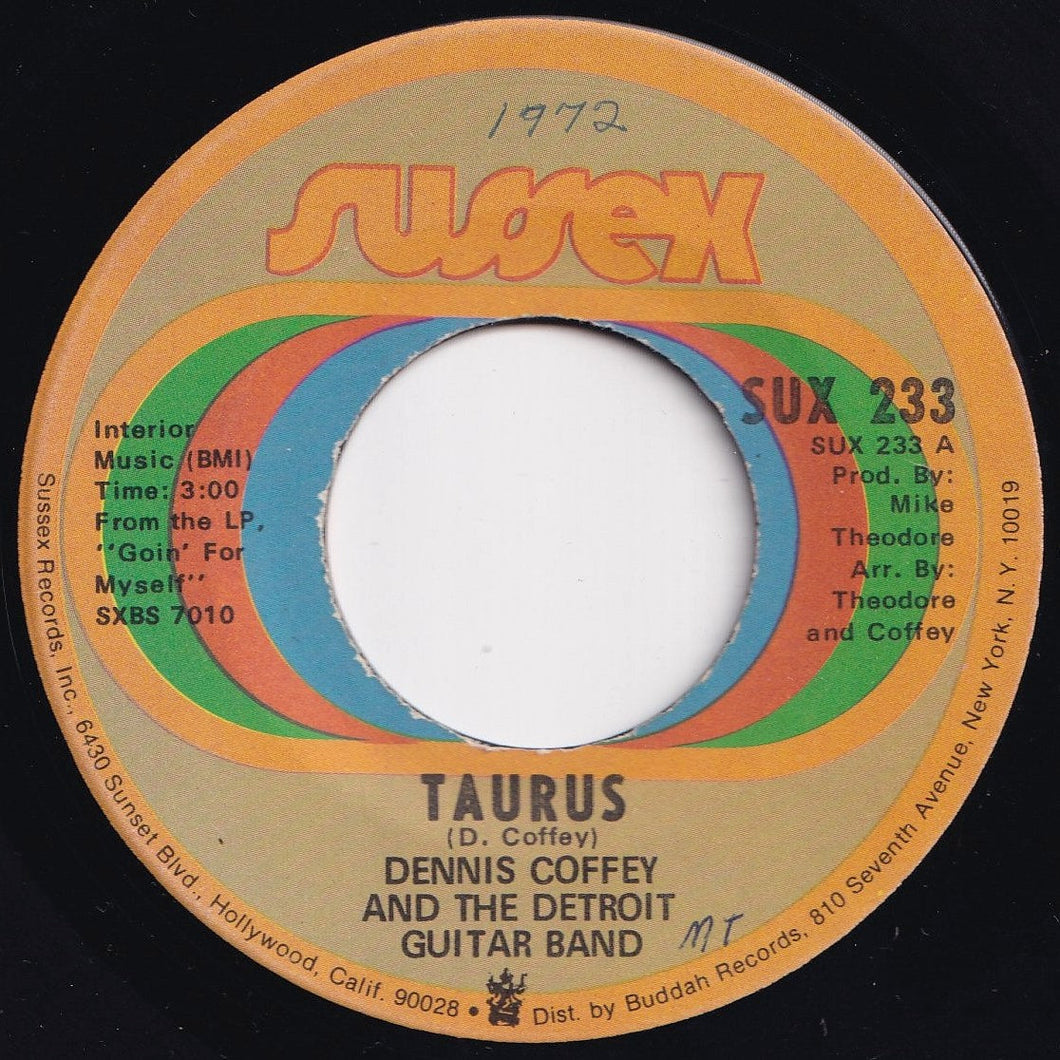 Dennis Coffey And The Detroit Guitar Band - Taurus / Can You Feel It (7 inch Record / Used)