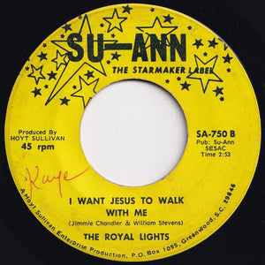 Royal Lights - Working On The Good Foot Of Jesus / I Want Jesus To Walk With Me (7 inch Record / Used)