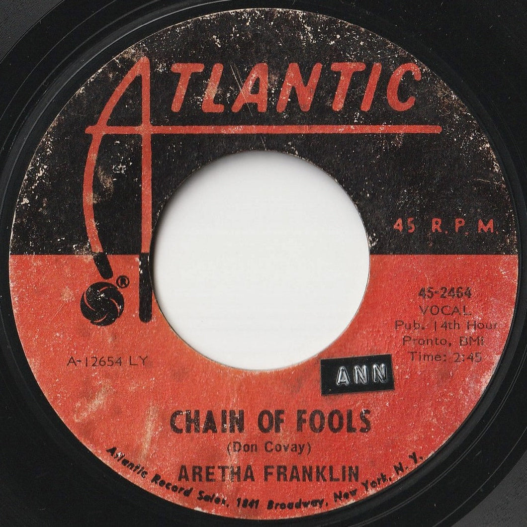 Aretha Franklin - Chain Of Fools / Prove It (7 inch Record / Used)