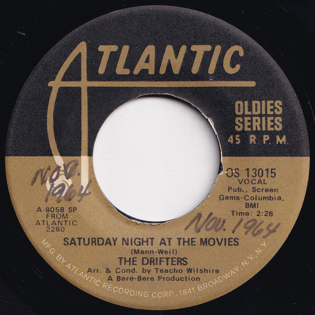 Drifters - Saturday Night At The Movies / I Count The Tears (7 inch Record / Used)