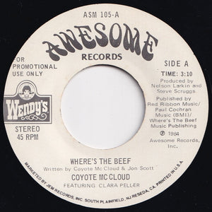 Coyote McCloud - Where's The Beef / Where's The Beef (7 inch Record / Used)