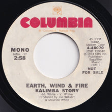 画像をギャラリービューアに読み込む, Earth, Wind &amp; Fire - Kalimba Story (Mono) / (Stereo) (7 inch Record / Used)
