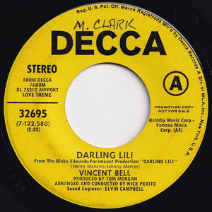 Vincent Bell - Darling Lili / Nikki (7 inch Record / Used)