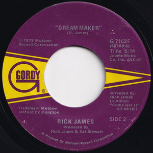 Rick James - Mary Jane / Dream Maker (7 inch Record / Used)