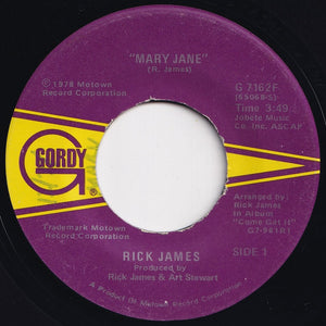 Rick James - Mary Jane / Dream Maker (7 inch Record / Used)