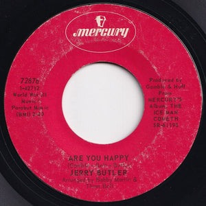 Jerry Butler - Are You Happy / (Strange) I Still Love You (7 inch Record / Used)