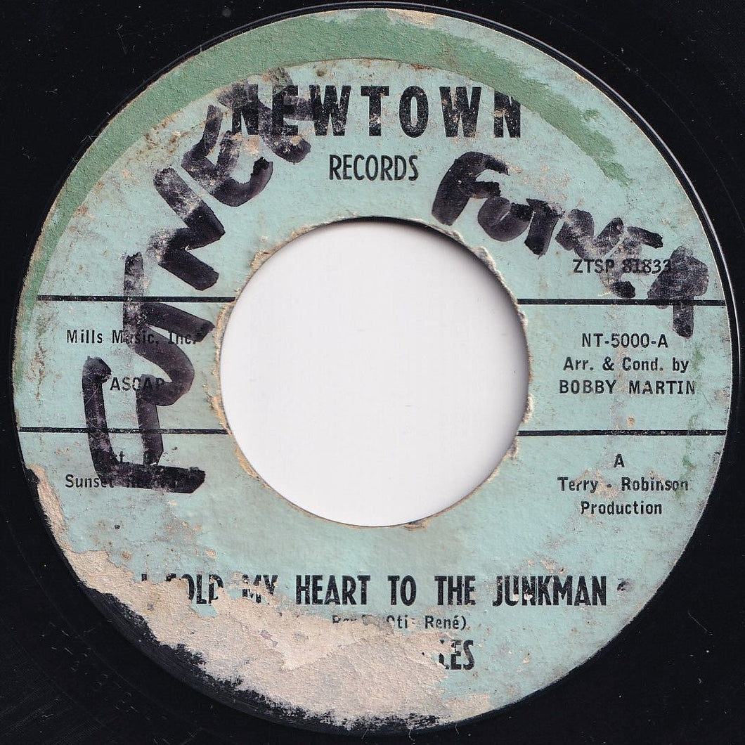 Blue-Belles - I Sold My Heart To The Junkman / Itty Bitty Twist (7 inch Record / Used)