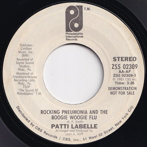 Patti LaBelle - Rockin' Pneumonia And The Boogie Woogie Flu / Rockin' Pneumonia And The Boogie Woogie Flu (7 inch Record / Used)