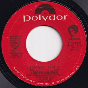 James Brown - Bodyheat (Part 1) / (Part 2) (7 inch Record / Used)