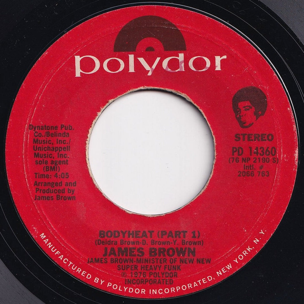 James Brown - Bodyheat (Part 1) / (Part 2) (7 inch Record / Used)