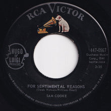 Load image into Gallery viewer, Sam Cooke - Only Sixteen / For Sentimental Reasons (7 inch Record / Used)
