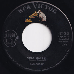 Sam Cooke - Only Sixteen / For Sentimental Reasons (7 inch Record / Used)