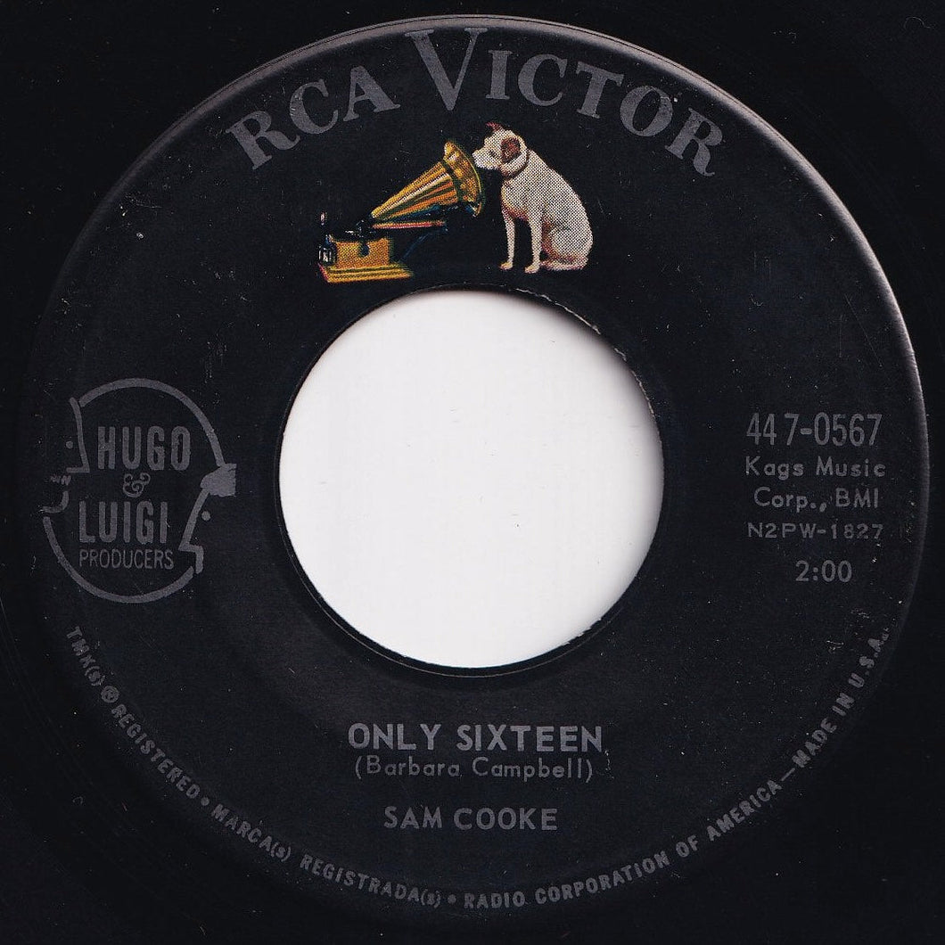 Sam Cooke - Only Sixteen / For Sentimental Reasons (7 inch Record / Used)