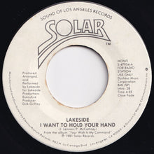 画像をギャラリービューアに読み込む, Lakeside - I Want To Hold Your Hand (Mono) / (Stereo) (7 inch Record / Used)
