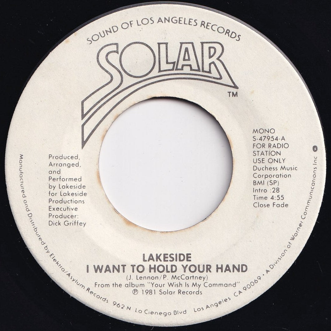 Lakeside - I Want To Hold Your Hand (Mono) / (Stereo) (7 inch Record / Used)