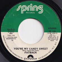 Load image into Gallery viewer, Fatback - You&#39;re My Candy Sweet / King Tim III (Personality Jock) (7 inch Record / Used)
