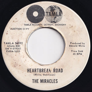 Miracles - (You Can't Let The Boy Overpower) The Man In You / Heartbreak (7 inch Record / Used)