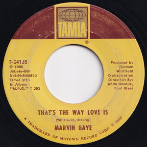 Marvin Gaye - That's The Way Love Is / Gonna Keep On Tryin' Till I Win Your Love (7 inch Record / Used)