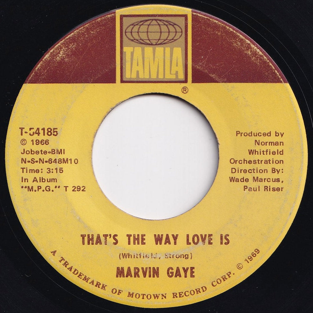 Marvin Gaye - That's The Way Love Is / Gonna Keep On Tryin' Till I Win Your Love (7 inch Record / Used)