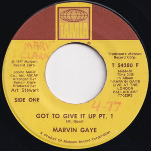 Marvin Gaye - Got To Give It Up (Part 1) / (Part 2) (7 inch Record / Used)