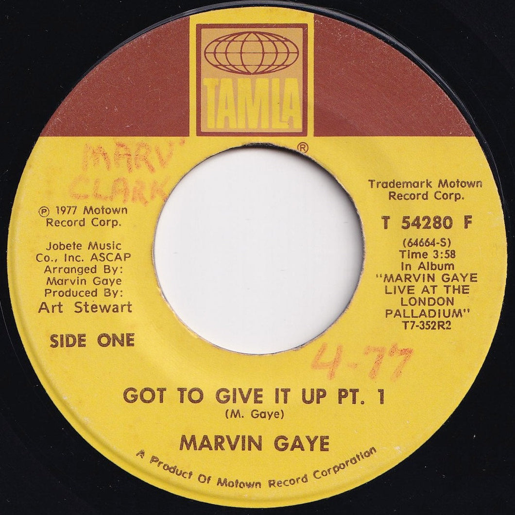 Marvin Gaye - Got To Give It Up (Part 1) / (Part 2) (7 inch Record / Used)