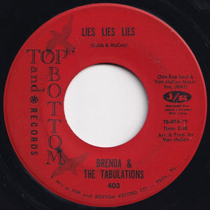 Brenda & The Tabulations - And My Heart Sang (Tra La La) / Lies Lies Lies (7 inch Record / Used)