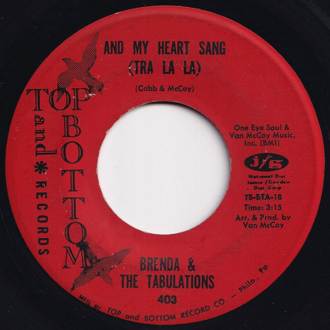 Brenda & The Tabulations - And My Heart Sang (Tra La La) / Lies Lies Lies (7 inch Record / Used)