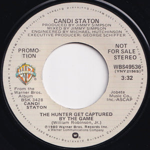 Candi Staton - The Hunter Get Captured By The Game (Mono) / (Stereo) (7 inch Record / Used)