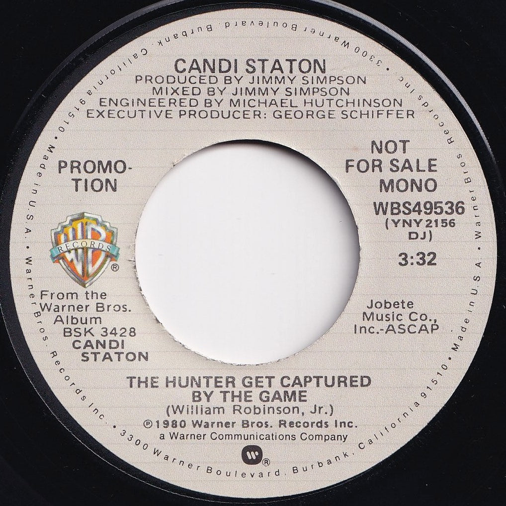 Candi Staton - The Hunter Get Captured By The Game (Mono) / (Stereo) (7 inch Record / Used)