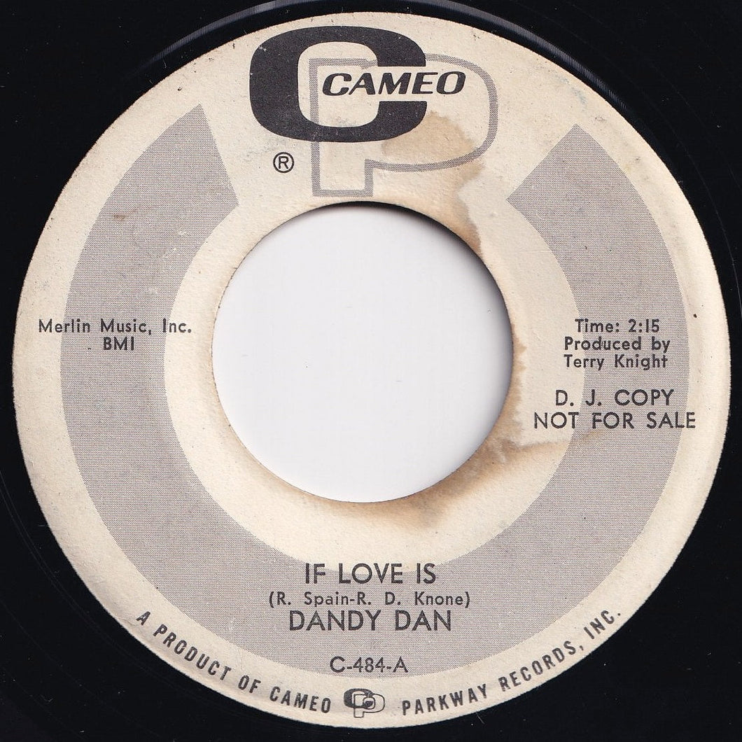 Dandy Dan - If Love Is / (I Don't Stand) A Ghost Of A Chance (7 inch Record / Used)