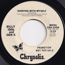 画像をギャラリービューアに読み込む, Billy Idol, Gen X - Dancing With Myself (Mono) / (Stereo) (7 inch Record / Used)
