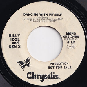 Billy Idol, Gen X - Dancing With Myself (Mono) / (Stereo) (7 inch Record / Used)