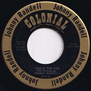 Johnny Randell - How About That / This Is The End (7 inch Record / Used)