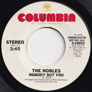 Nobles - Nobody But You (Mono) / (Stereo) (7 inch Record / Used)