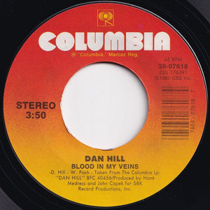 Dan Hill - Never Thought (That I Could Love) / Blood In My Veins (7 inch Record / Used)